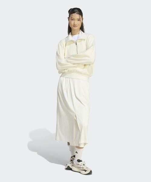 adidas（アディダス） スカート ラックスフロー サテン レイヤード