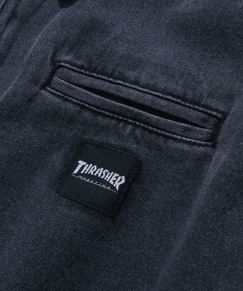 「THRASHER」 デニムジャケット M ブルー メンズ_画像8