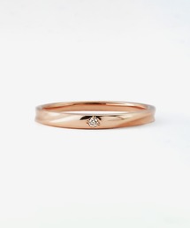 BLOOM（ブルーム） 指輪 リング K10 ピンクゴールド ダイヤモンド ペア