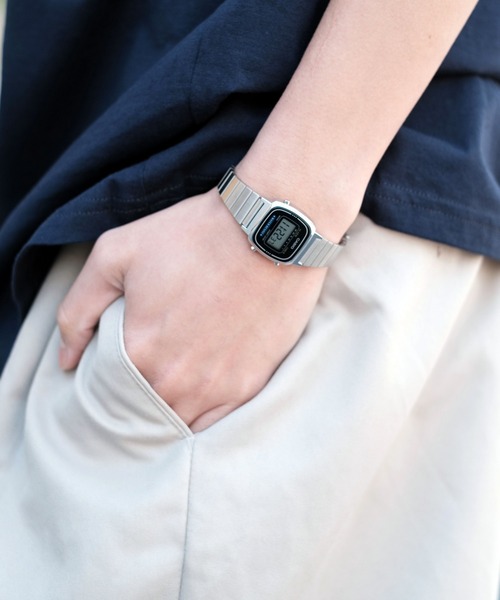 カシオ 腕時計 CASIO 腕時計 カシオ / デジタル クォーツ腕時計 メタルメッシュ
