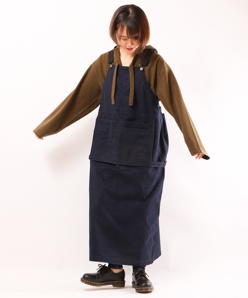 nappalm（ナップパーム） シャツワンピース 「nappalm」エプロン