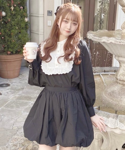 シャツ ブラウス レースフリルブラウス【ZOZOTOWN限定アイテム】