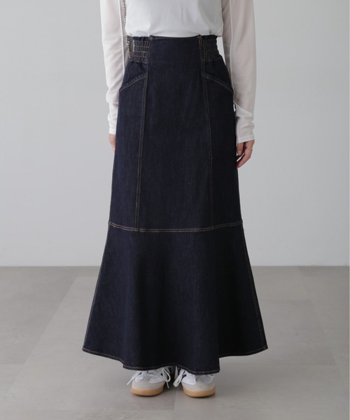 FREE'S MART（フリーズマート） マルチサイズ デニムスカート パネル