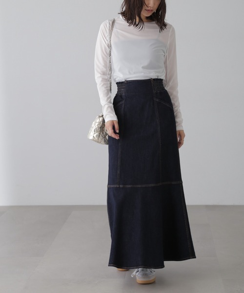 FREE'S MART（フリーズマート） マルチサイズ デニムスカート パネル
