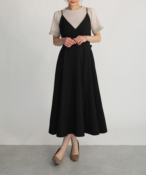 PICCIN ワンピース バックリボンキャミワンピース : ZOZOTOWN