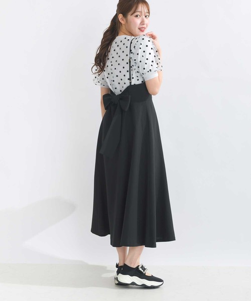 ❤️【匿名配送】 PICCIN ワンピース✨ PICCIN ワンピース バックリボンキャミワンピース : ZOZOTOWN