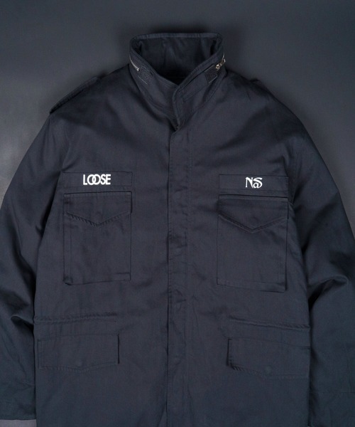 LOOSE ミリタリージャケット モッズコート ルーズ - × ナズ 「Nas