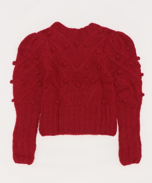 M TO R（ムウトアール） ニット セーター 「AYNI」EPA POPCORN KNIT PO 