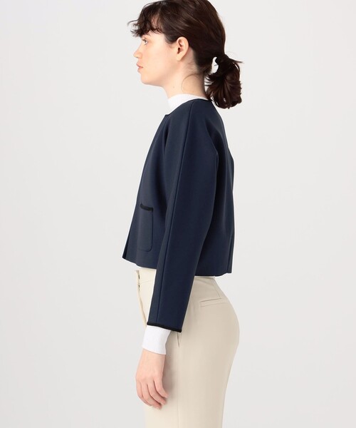 極美品 23SS✨Ballsey ミラノリブ クルーネックカーディガン 白 Ballsey - 極美品 23SS✨Ballsey ミラノリブ クルーネック