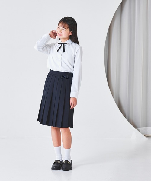 CHOPIN(ショパン) ブラウス、リボン、スカートセット CHOPIN 子供服 キッズ ブラウス 女の子 長袖 喪服 フラワー