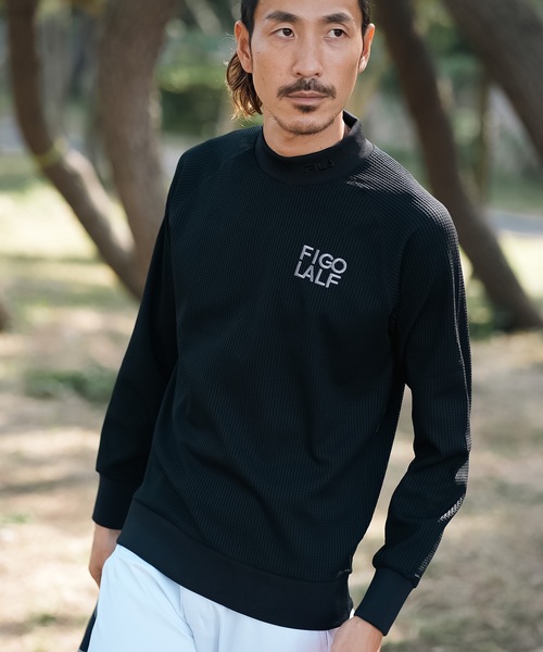 FILA GOLF フィラ　ゴルフ　ロゴ柄　長袖シャツ　748-507 FILA GOLF シャツ ブラウス メンズ 「FILA GOLF:フィラゴルフ