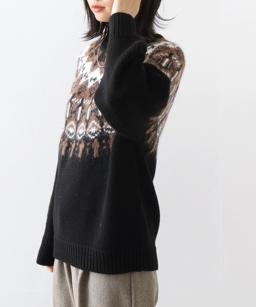EGLANTINE ニット セーター ノルディックプルオーバー