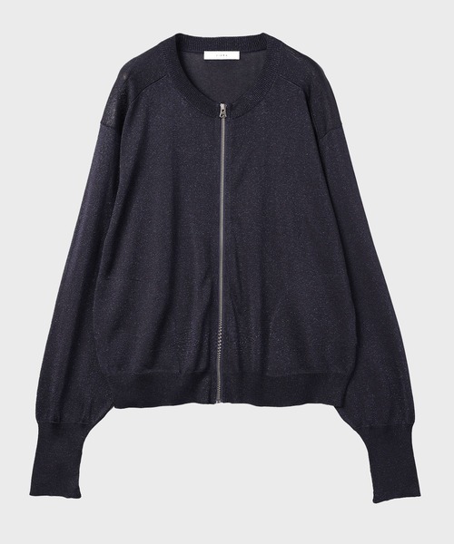 JieDa グレー ニット ジャケット ジップアップ JieDa グレー ニット ジャケット ジップアップ（JieDa セーター
