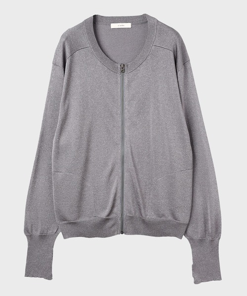 JieDa（ジエダ） セーター ニット LAME ZIP UP KNIT メンズ : ZOZOTOWN