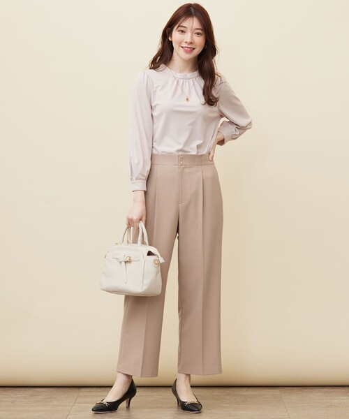 LAUD ATELIER ベージュ ワイドパンツ S LAUD ATELIER ベージュ ワイドパンツ S LAUD ATELIER ベージュ ワイド