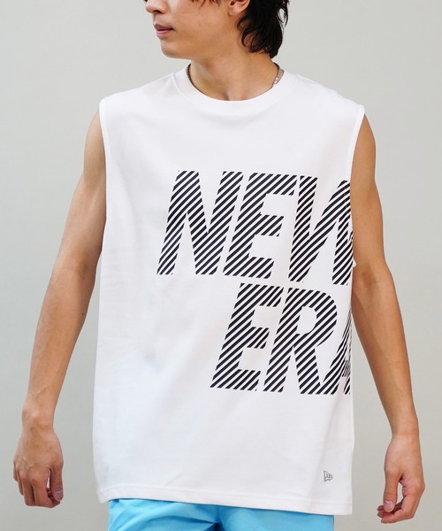 タンクトップ NEW ERA/ニューエラ タンクトップ フロントプリント 吸汗速乾 14121983/14121984/14121985 メンズ レデ | NEW ERA