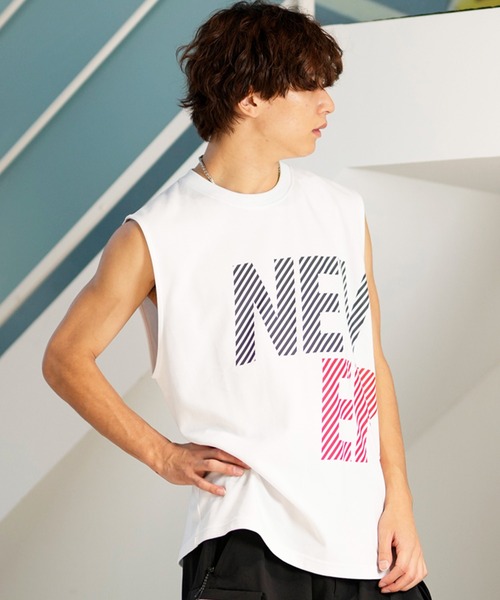 タンクトップ NEW ERA/ニューエラ タンクトップ フロントプリント 吸汗速乾 14121983/14121984/14121985 メンズ レデ | NEW ERA | 12