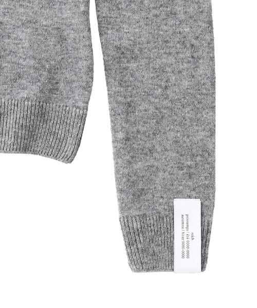【値下げ】rokh ASYMMETRIC NECK CARDIGAN アシンメトリーラメカーディガン R3CA81 グレー サイズ：XS (代官山店) rokh(ロク) ASYMMETRIC NECK CARDIGANアシンメトリーラメ