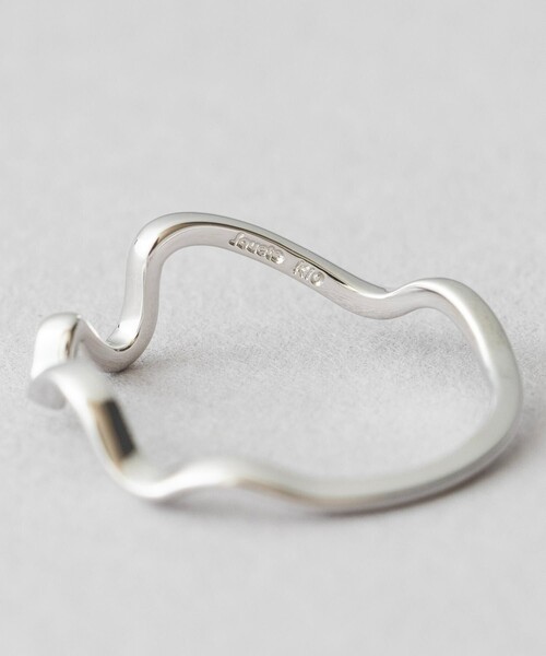 Jouete（ジュエッテ） 指輪 リング K10WG ピンキーリング ワン