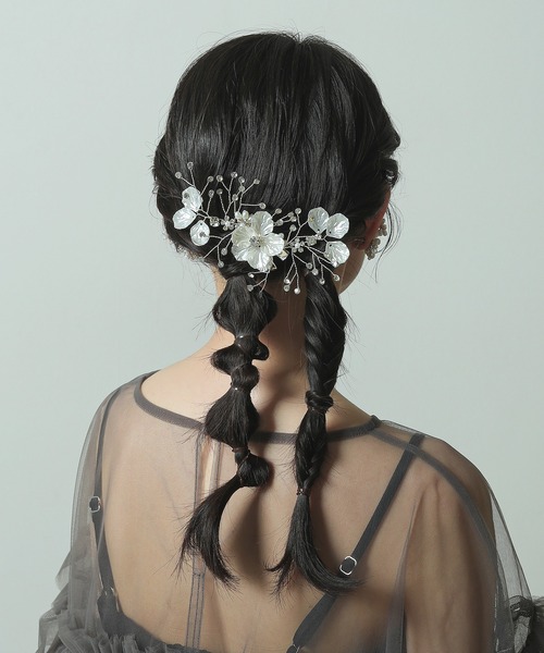 Kana ヘアクリップ ピュアブロッサム ビジュー ヘアクリップ ヘッド