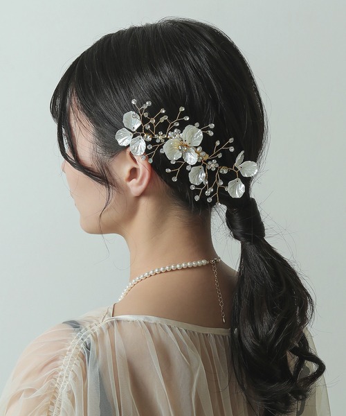 Kana ヘアクリップ ピュアブロッサム ビジュー ヘアクリップ ヘッド