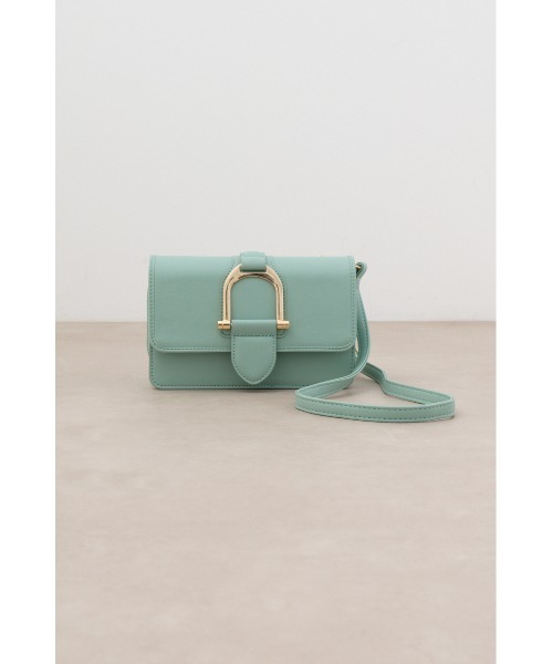 AZUL BY MOUSSY ショルダーバッグ バッグ フェイクレザーメタルパーツ  