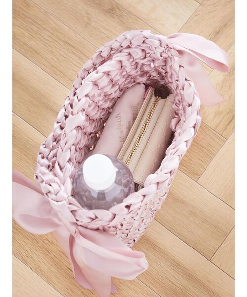 新品未使用 Maison de FLEUR サイドリボンバッグ メゾン ド フルール Maison de FLEUR EC限定サイドリボンバッグ