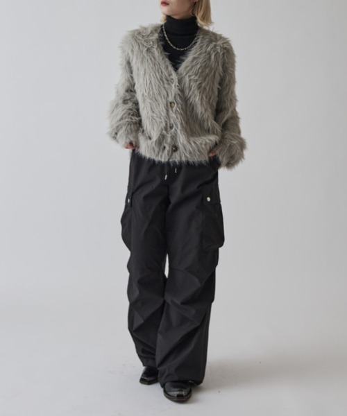 Lui's 【Neucon/ニューコン】ダブルポケットパラシュートカーゴパンツ セール】【Neucon/ニューコン】ダブルポケットパラシュートカーゴ