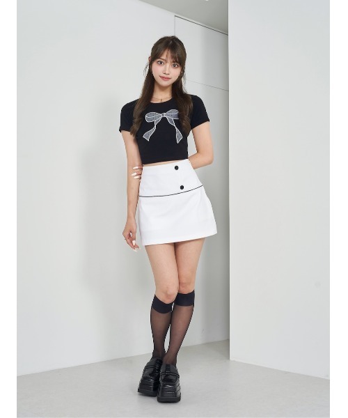 Darich tシャツ ドットリボンTシャツ レディース : ZOZOTOWN