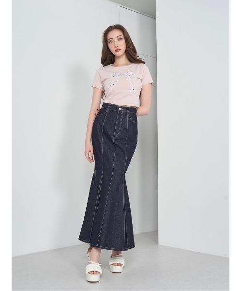 新品未使用 Darich ドットリボンTシャツ ホワイト ダーリッチ Darich ドットリボンTシャツ （ホワイト） -靴