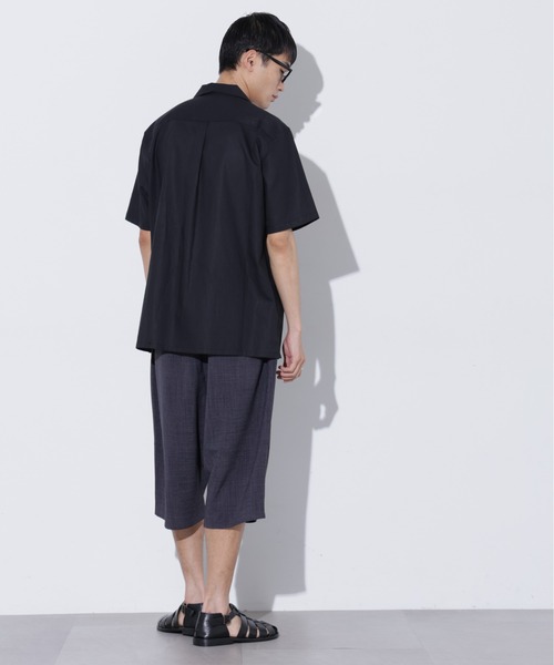 Apo（s）ture パンツ LEWES-002/リネンライクキュロットサルエル