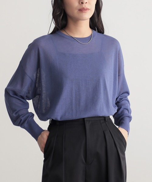 for/c（フォーシー） ニット セーター 「新色追加」ゆるシアーニット