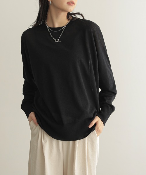 for/c（フォーシー） ニット セーター 「新色追加」ゆるシアーニット