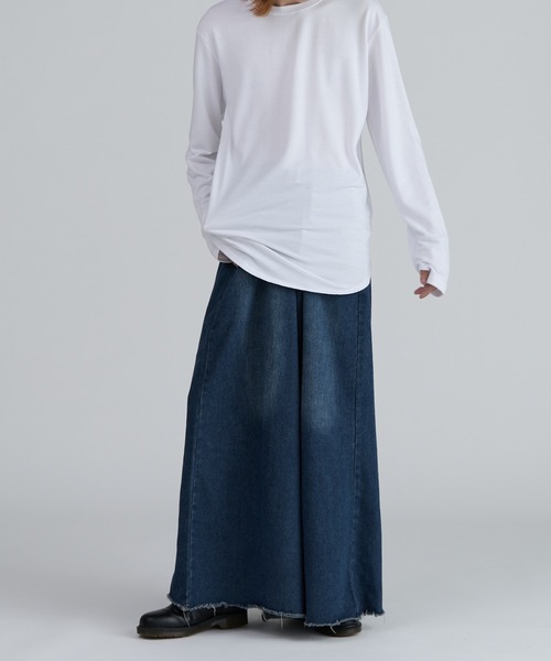 rurumu ロング丈Tシャツ wh-01741.jpg