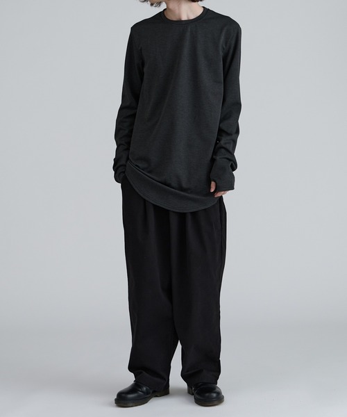 Chacott ラウンドヘムロングTシャツ M 黒　半袖　ヨガ Chacott ラウンドヘムロングTシャツ M 黒 半袖 ヨガ - メルカリ