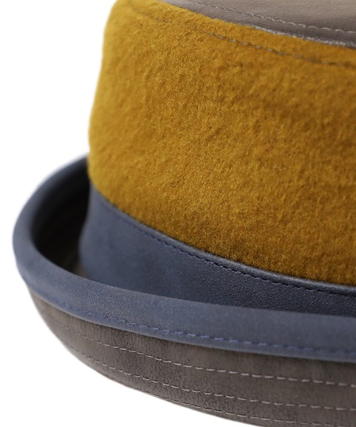 14+（イチヨンプラス） 帽子 ハット MIX PATCH PORKPIE HAT メンズ