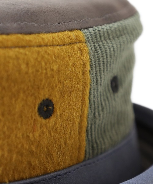 14+（イチヨンプラス） 帽子 ハット MIX PATCH PORKPIE HAT メンズ