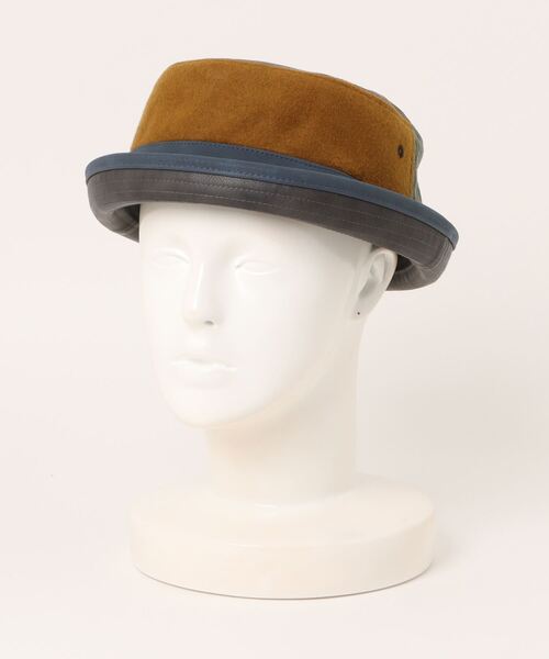 14+（イチヨンプラス） 帽子 ハット MIX PATCH PORKPIE HAT メンズ