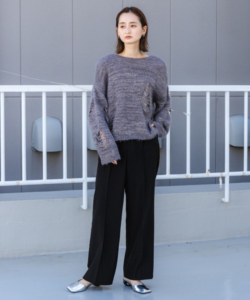 SENSE OF PLACE by URBAN RESEARCH ニット セーター ルーズ
