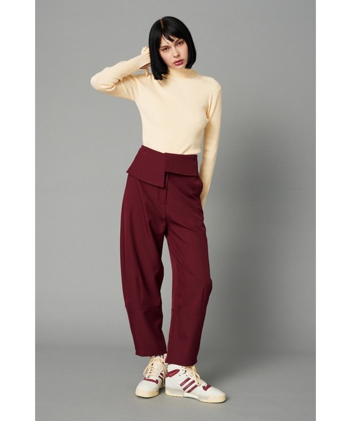 ヘリン　Cocoon pants セール】Shiny cocoon pants シャイニーコクーンパンツ（スラックス