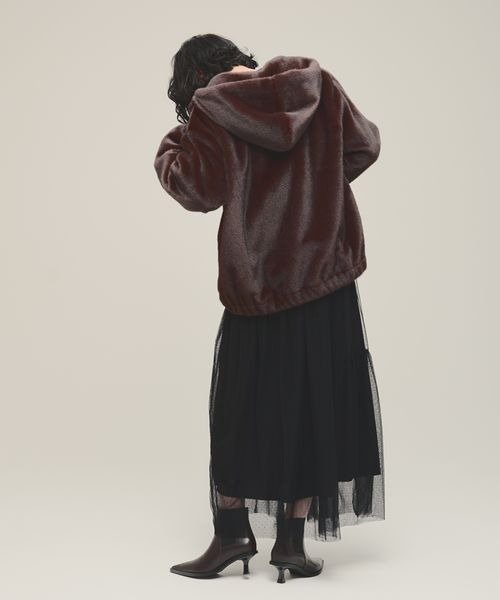 1/7限定価格】eL Fur Hood Blouson