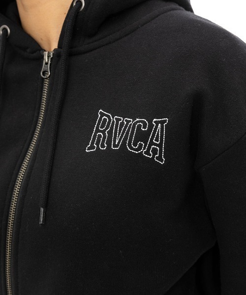 RVCA パーカー レディース STITCH ZIP HOOD パーカー/ルーカロゴ