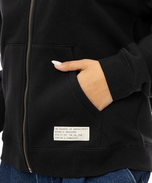 RVCA パーカー レディース STITCH ZIP HOOD パーカー/ルーカロゴ