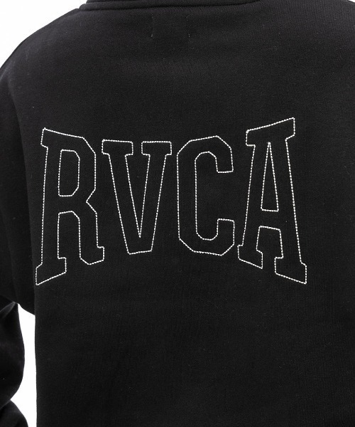 パーカー RVCA レディース RVCA STITCH ZIP HOOD パーカー/ルーカロゴステッチワークバックプリントジップアップパーカー レディ RVCA パーカー レディース STITCH ZIP HOOD パーカー/ルーカロゴ