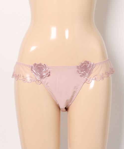 ★PEACH JOHN★花柄ピンクブラショーツ★パンツ下着★ミニリボン★32B ☆PEACH JOHN☆花柄ピンクブラショーツ☆パンツ下着☆ミニリボン☆32B