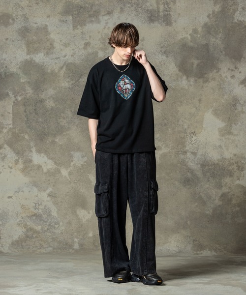 ステンドグラス　バングル　glamb glamb tシャツ Stained Glass T-Shirt / ステンドグラスTシャツ