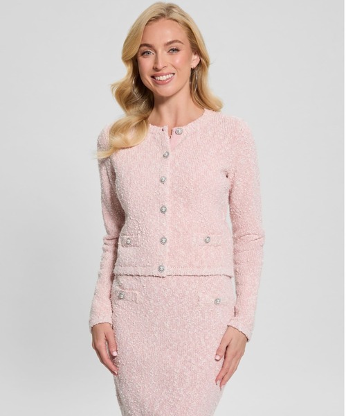 GUESS（ゲス） カーディガン DOROTHY Cn Ls Cardi Sweater トップス