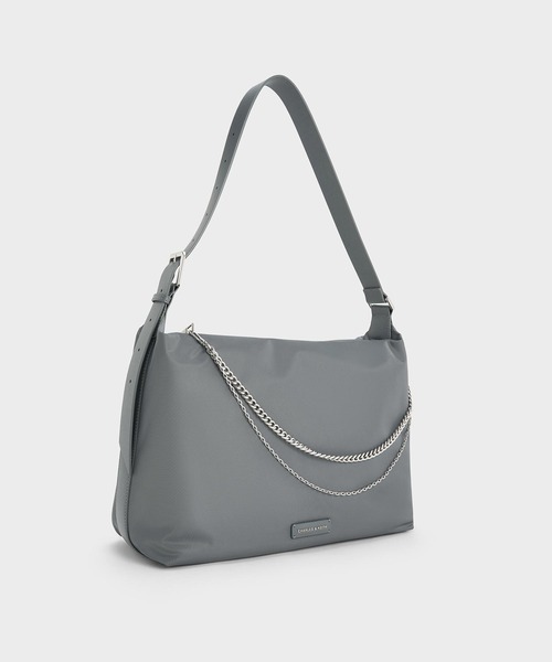★CHARLES&KEITH Sianna Chain-Handle Shoulder Bag/送料込 CHARLES & KEITH Sianna シアンナ チェーンハンドルショルダー