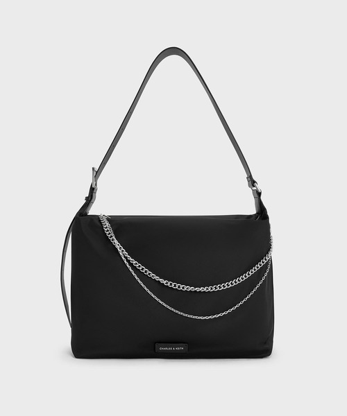 LYN チェーン ホーボーバッグ ショルダーバッグ 上品 シンプル LYN チェーン ホーボーバッグ ショルダーバッグ 上品 シンプル