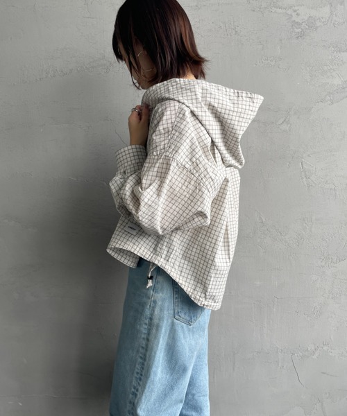 ブラウス シャツ 「Americana（アメリカーナ） for SALON」別注チェックシャツ レディース AMERICANA ブラウス シャツ 「Americana×JEANS FACTORY